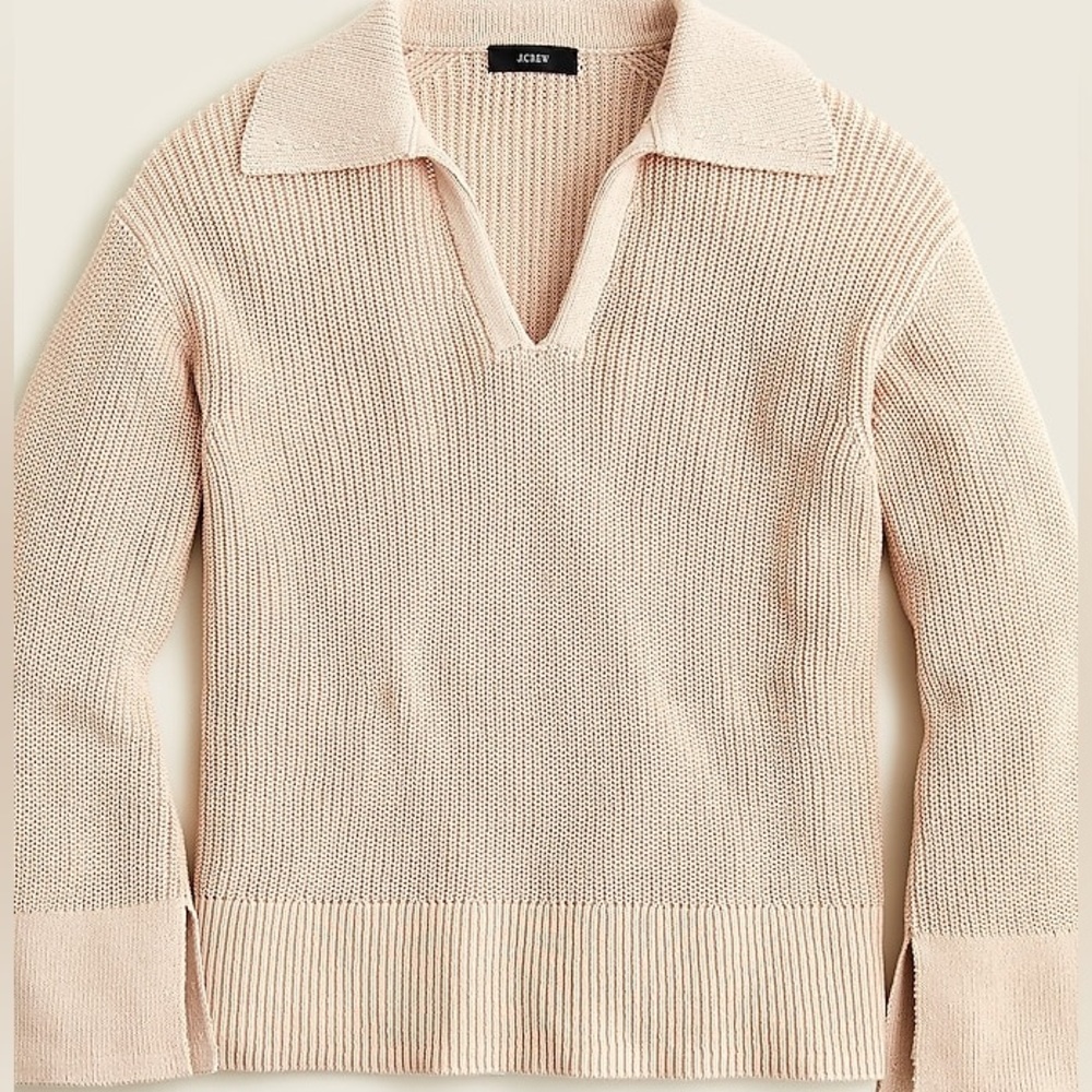J. Crew Women's V-Neck Sweater in Cream